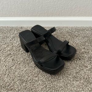 olivia miller block platform heels